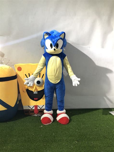 Sonic mascot attire available for purchase